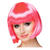 Percke Damen Foxy Bob, Pagenkopf mit Pony, Cabaret, hotpink