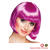 Percke Damen Foxy Bob, Pagenkopf mit Pony, Cabaret, magenta - SPARPACK mit 12 Stck