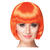 Percke Damen Foxy Bob, Pagenkopf mit Pony, Cabaret, orange - mit Haarnetz Bild 2