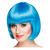 Percke Damen Foxy Bob, Pagenkopf mit Pony, Cabaret, eisblau - mit Haarnetz Bild 2