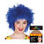 Perücke Unisex Frizzy, Strubbel-Look, blau - mit Haarnetz