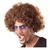 Perücke Unisex Herren Super-Riesen-Afro Locken, braun - mit Haarnetz Bild 2