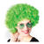 Perücke Unisex Damen Super-Riesen-Afro Locken, grün - mit Haarnetz Bild 2