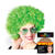Perücke Unisex Damen Super-Riesen-Afro Locken, grün - mit Haarnetz