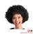 Percke Unisex Damen Super-Riesen-Afro Locken, schwarz - SPARPACK mit 12 Stck