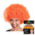 Perücke Unisex Damen Super-Riesen-Afro Locken, orange - mit Haarnetz