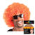 Perücke Unisex Herren Super-Riesen-Afro Locken, orange - mit Haarnetz
