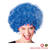 Percke Unisex Damen Super-Riesen-Afro Locken, blau - SPARPACK mit 12 Stck