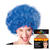 Perücke Unisex Damen Super-Riesen-Afro Locken, blau - mit Haarnetz