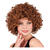 Percke Damen Candice gelockt, braun - mit Haarnetz Bild 2