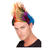 Perücke Herren Spiky Mike regenbogen, bunt - mit Haarnetz Bild 2