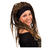 Perücke Damen Emily mit Stirnband, braun - mit Haarnetz Bild 2