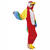 Damen- und Herren-Kostüm Overall Papagei, Gr. XL bis 190cm Körpergröße - Plüschkostüm, Tierkostüm - Größe XL
