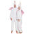 Damen- und Herren-Kostüm Overall Einhorn, Gr. M-L bis 180cm Körpergröße - Plüschkostüm, Tierkostüm