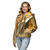 NEU Unisex-Kost�m Bomberjacke gold, mit Kapuze und Taschen, Gr. M