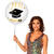 NEU Folienballon Graduation Yes you did it, ca. 45cm Bild 2