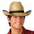 Hut Dallas Cowboy in Strohoptik, mit Band