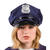 Hut Polizist / Police Cap, blau Kopfweite 58-60