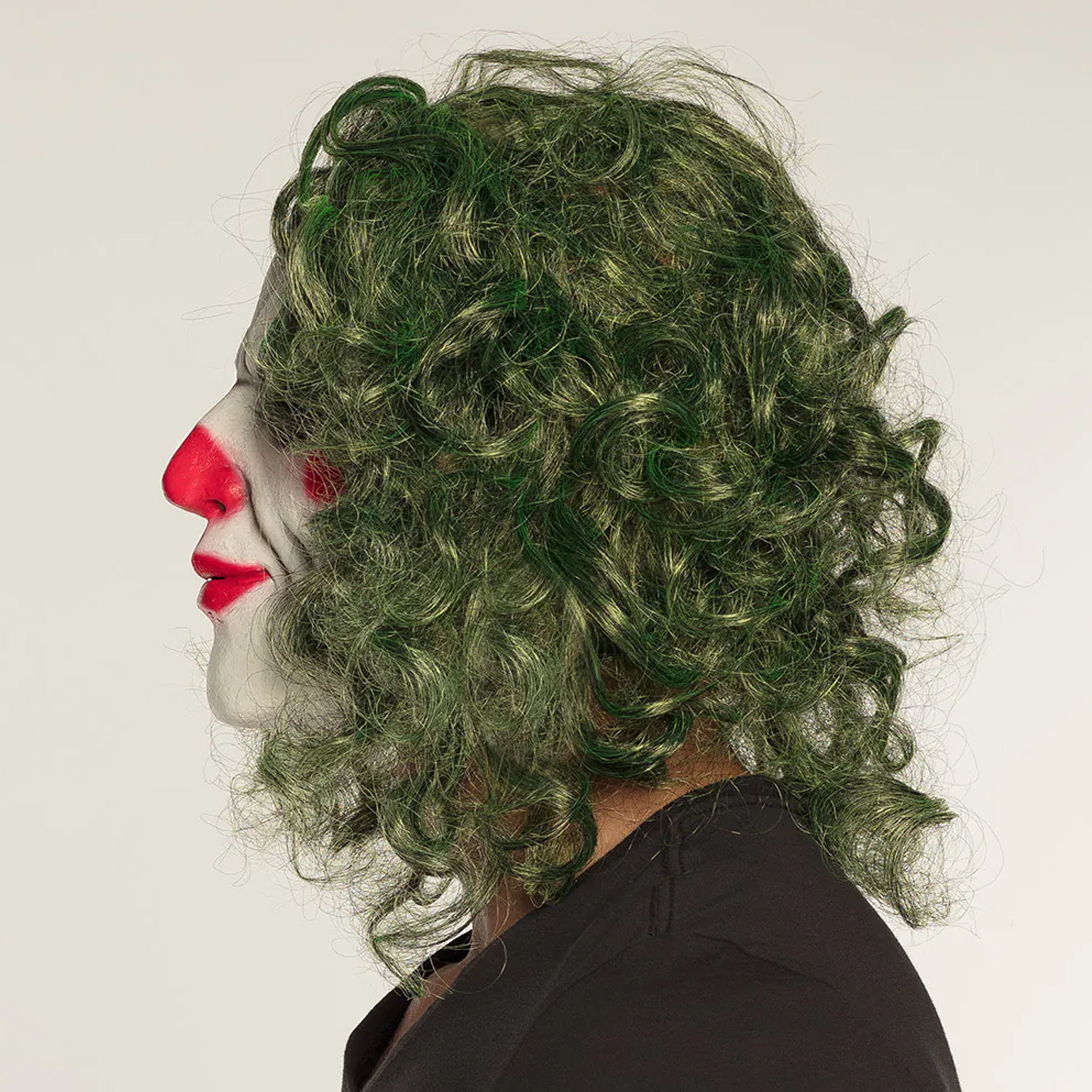 NEU Latex-Gesichtsmaske Clown-Bsewicht, mit Haar Bild 2