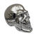 SALE Totenschdel / Totenkopf, Silberoptik, Gre ca. 17 cm x 11,5 cm x 13,5 cm