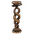 SALE Schlangen-Kerzenhalter in Bronzeoptik aus Polyresin, Gre ca. 11 cm x 12 cm x 31 cm
