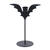 SALE Fledermaus Kerzenstnder aus schwarzem Metall, Gre ca. 14 cm x 8,5 cm x 19,5 cm