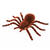 SALE Spinne, braun, beflockt, Gre ca. 18 cm x 11,5 cm x 3,5 cm