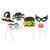 SALE Kinder Photo-Booth Set Halloween fr witzige Bilder, 6 Motive