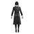 NEU Damen-Kostm Wednesday Addams, schwarzes Kleid mit weien Motiven, Gr. XS Bild 2