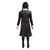 SALE Kinder-Kostm Wednesday Addams, schwarzes Kleid mit weien Motiven, Gr. 140 Bild 2