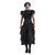 SALE Damen-Kostm Wednesday Addams Prom-Night Ballkleid, schwarz, Gr. XS