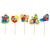 SALE Muffinpicker / Tortendeko Benjamin Blmchen, 10 Stck - Muffinpicker