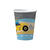 Becher, recycelbar aus Pappe, Baustelle, 8 Stck, 200 ml - Becher