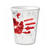 SALE Becher, recycelbar aus Pappe, Bluthand, 10 Stk., 0,2 ltr.
