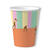 NEU Papp-Becher Pippi Langstrumpf, 8 Stck, ca. 200ml - Papp-Becher