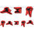 SALE Wimpelkette Ninja Kmpfer, 3,5 m - Wimpelkette