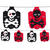 SALE Wimpelkette Piraten Totenkopf, 3,5 m - Wimpelkette