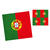 Servietten Portugal 3-lagig, 20 Stck, 33 x 33 cm