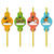 SALE Trinkhalme mit Namensschild Yakari, 8 Stck