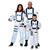 Kinder-Kostüm Astronaut, weiß, Gr. 128 Bild 2