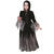 NEU Kinder-Kostüm Hexenkleid Dolores, 2-tlg. Mit Haube, schwarz, Gr. 140 - Größe 140