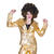 NEU Damen-Kostüm Disco-Fever-Jacke, gold, Gr. 36-38 - Größe 36-38