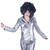 NEU Damen-Kostm Disco-Fever-Jacke, silber, Gr. 36-38