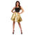 NEU Damen-Kostm Disco-Rock, gold, Einheitsgre Bild 2
