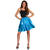 NEU Damen-Kostüm Disco-Rock, blau, Einheitsgröße Bild 2