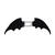 SALE Flgel Fledermaus, schwarz