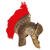 NEU Helm Rmer fr Erwachsene, 1 Stck, gold-rot