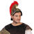 NEU Helm Rmer fr Erwachsene, 1 Stck, gold-rot Bild 2
