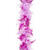Federboa lila/rosa/fuchsia mit silbernem Lametta, 200cm