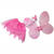 SALE Schmetterling-Set, Rock, Flügel & Stab, pink